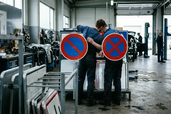 Comment différencier les panneaux de stationnement et d'arrêt